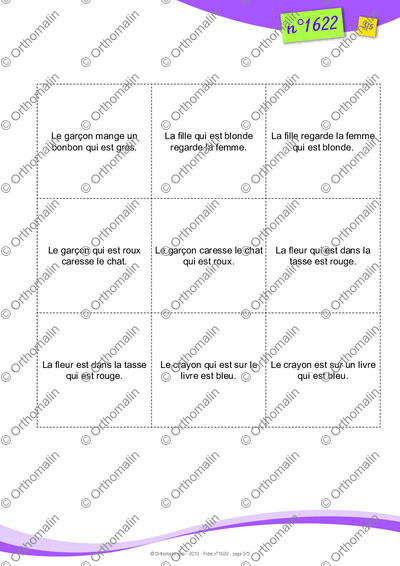 Page 3 de la fiche