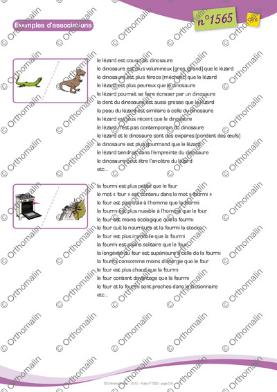 Page 5 de la fiche