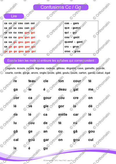 Page 3 de la fiche