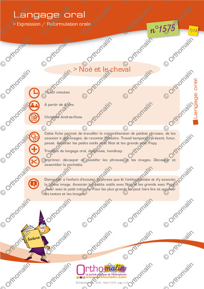 Page 1 de la fiche