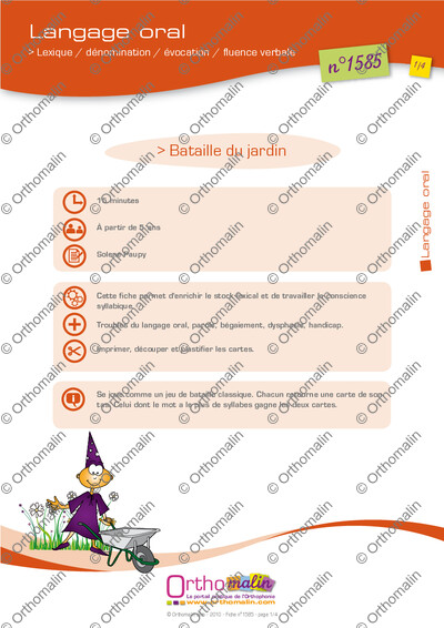Page 1 de la fiche