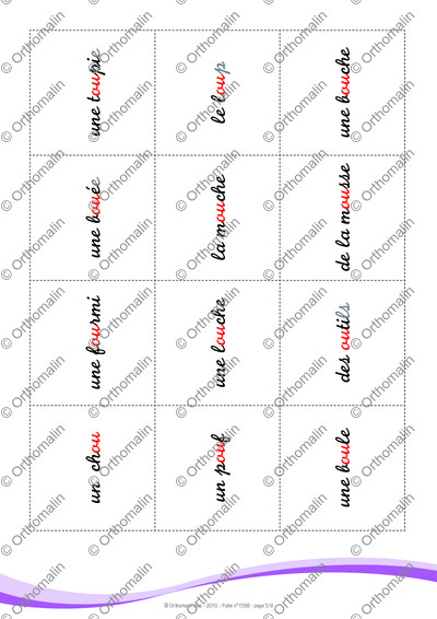 Page 5 de la fiche