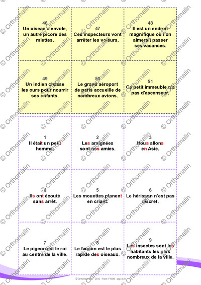 Page 5 de la fiche