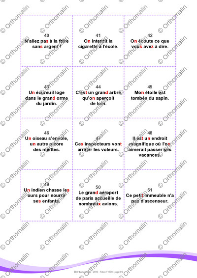 Page 8 de la fiche