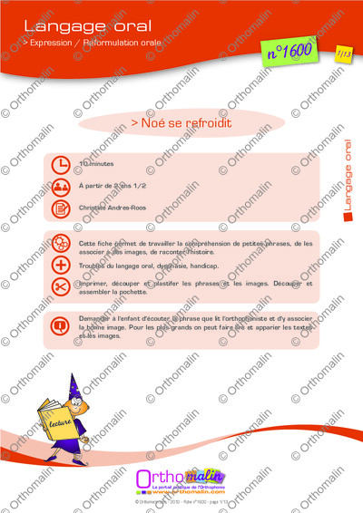 Page 1 de la fiche