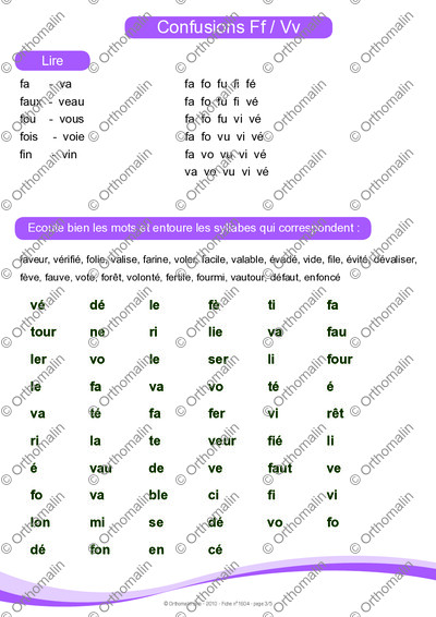 Page 3 de la fiche