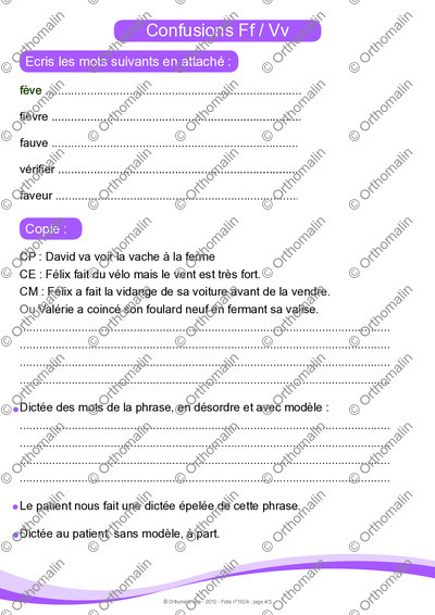 Page 4 de la fiche