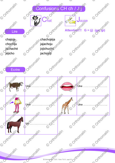 Page 2 de la fiche