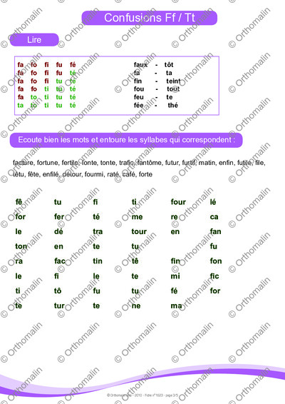 Page 3 de la fiche