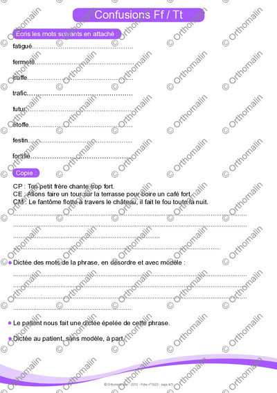 Page 4 de la fiche