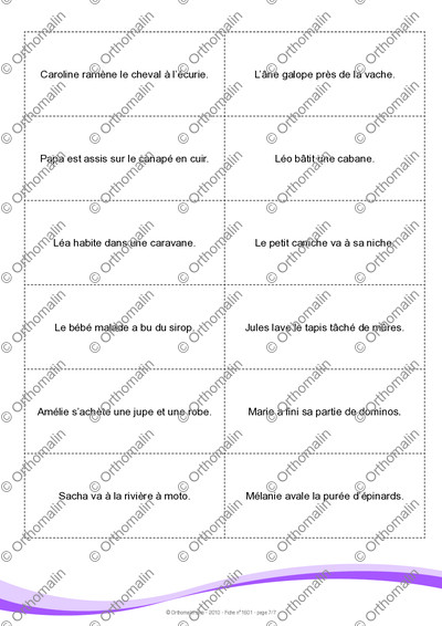 Page 7 de la fiche