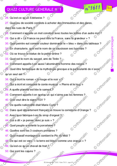 Page 3 de la fiche