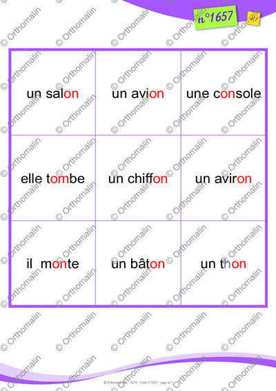 Page 4 de la fiche
