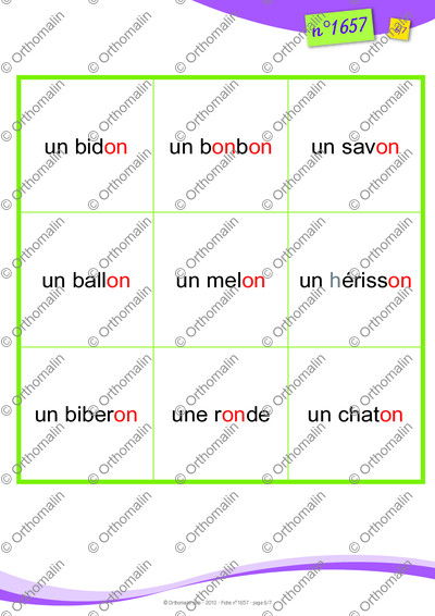 Page 6 de la fiche