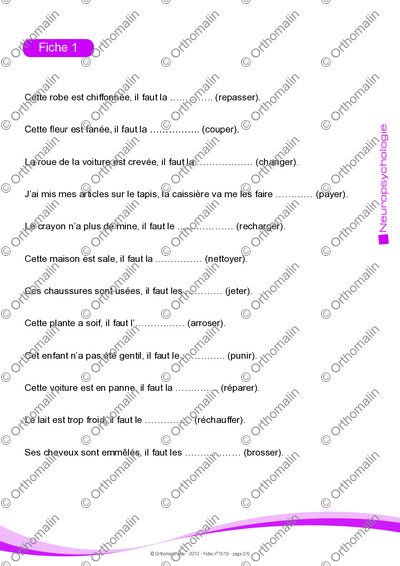 Page 2 de la fiche