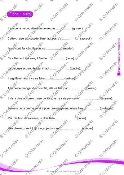 Page 3 de la fiche