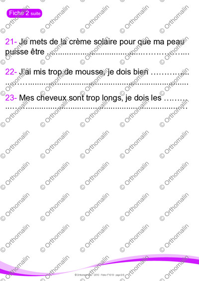 Page 6 de la fiche
