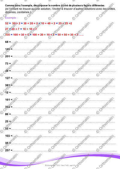 Page 5 de la fiche
