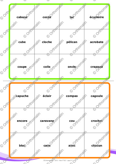 Page 3 de la fiche