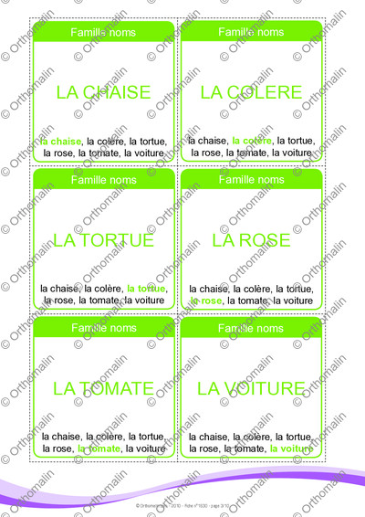 Page 3 de la fiche