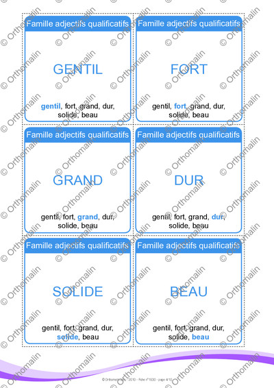 Page 4 de la fiche