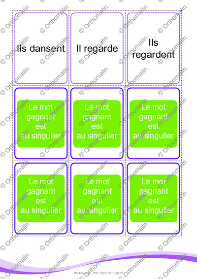 Page 5 de la fiche