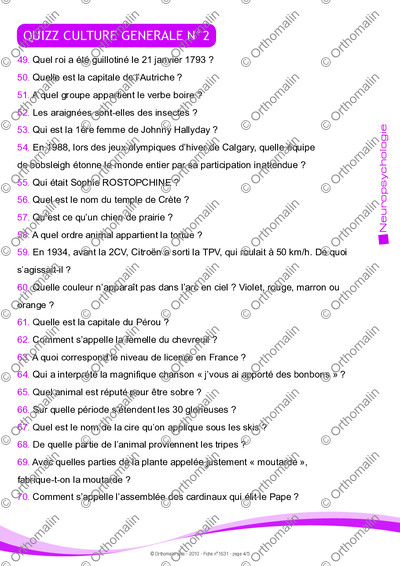 Page 4 de la fiche