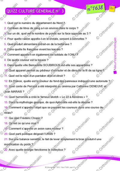 Page 2 de la fiche