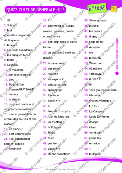 Page 5 de la fiche