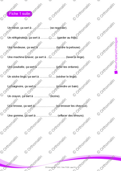 Page 3 de la fiche