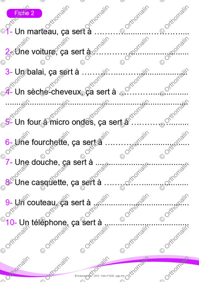 Page 4 de la fiche