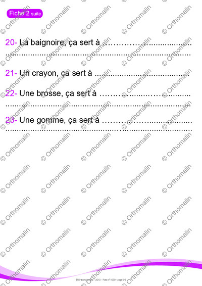 Page 6 de la fiche