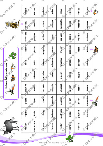 Page 2 de la fiche