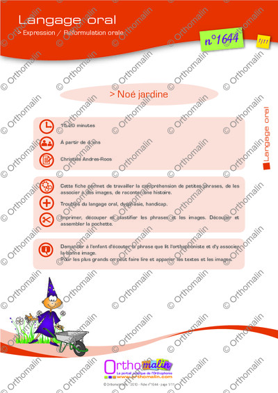 Page 1 de la fiche