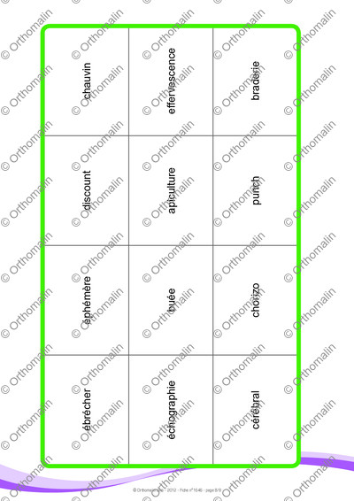 Page 8 de la fiche