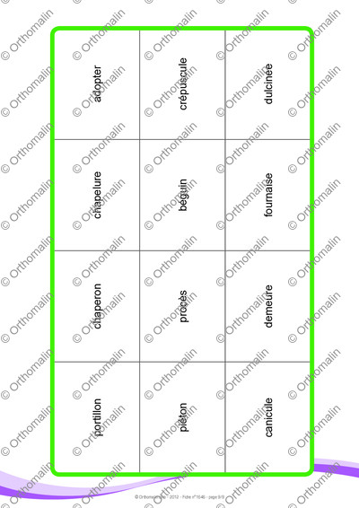 Page 9 de la fiche