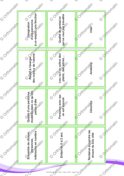 Page 3 de la fiche