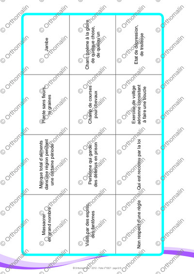 Page 6 de la fiche