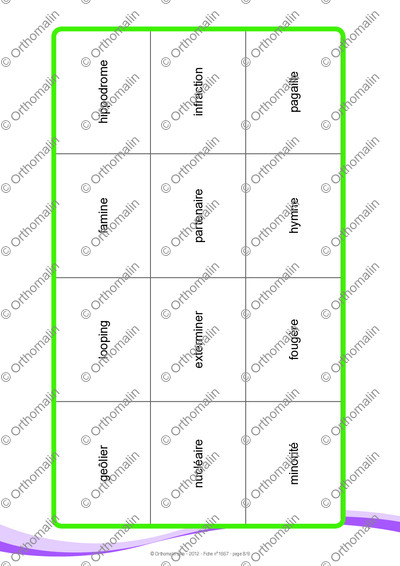 Page 8 de la fiche