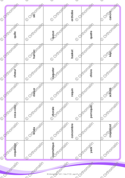 Page 2 de la fiche