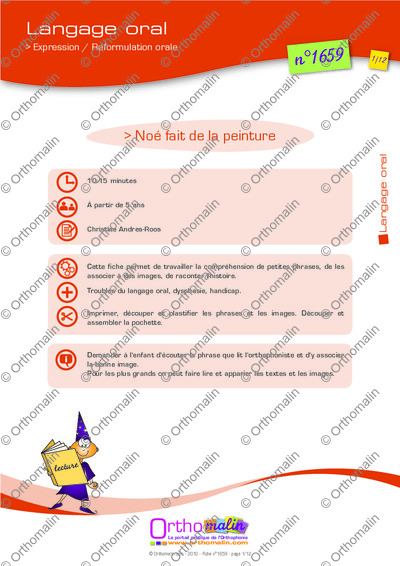 Page 1 de la fiche