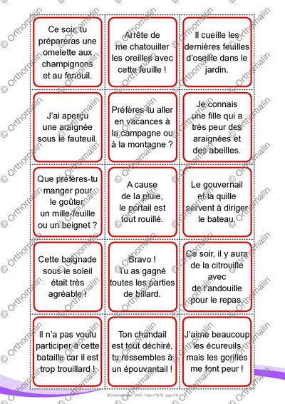 Page 7 de la fiche