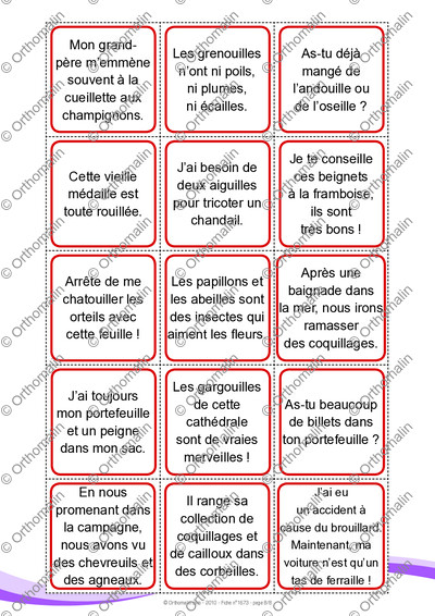 Page 8 de la fiche