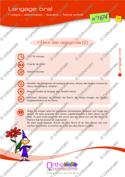 Page 1 de la fiche