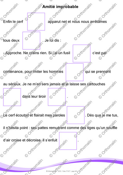 Page 4 de la fiche