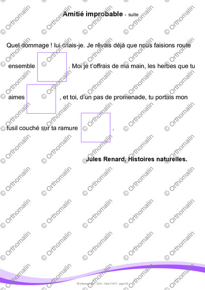 Page 5 de la fiche