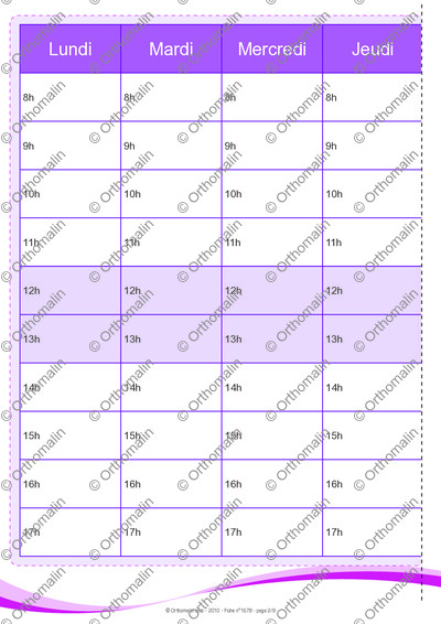 Page 2 de la fiche