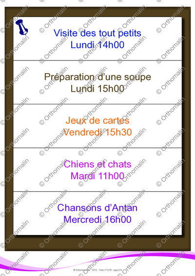 Page 5 de la fiche