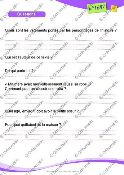 Page 3 de la fiche