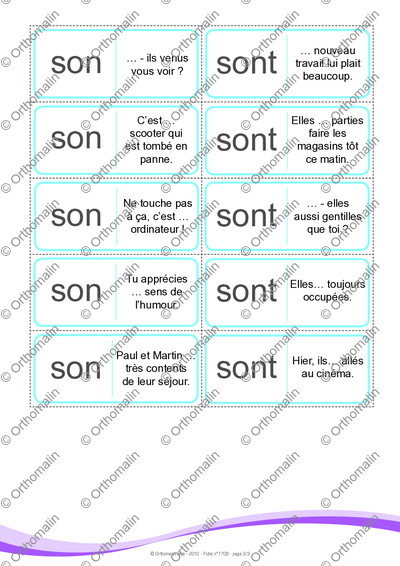 Page 3 de la fiche